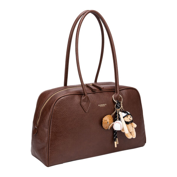 BORSA A SPALLA CON MANICO LUNGO E CHARM