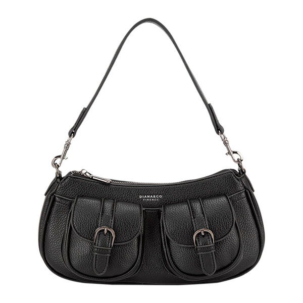 BORSA A SPALLA CON DOPPIE TASCHE - immagine 2