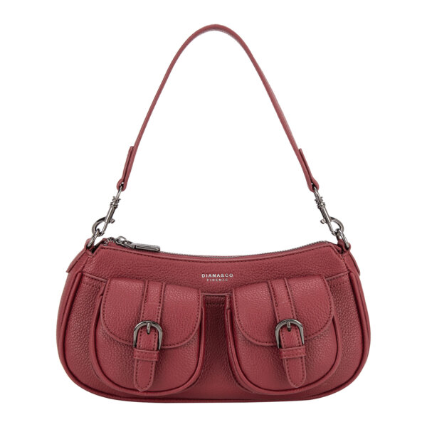 BORSA A SPALLA CON DOPPIE TASCHE - immagine 5