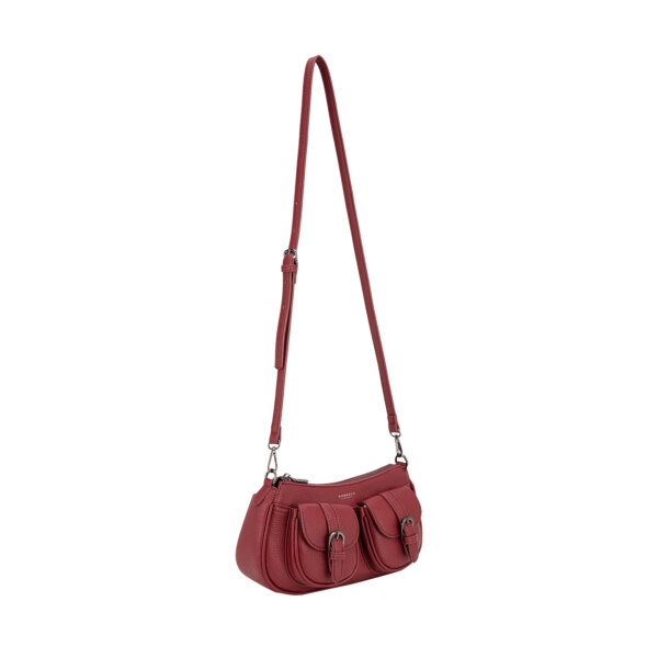 BORSA A SPALLA CON DOPPIE TASCHE - immagine 6