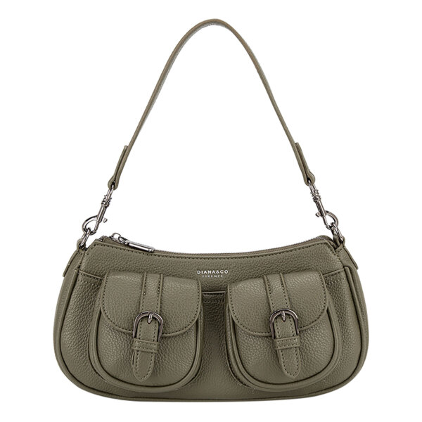 BORSA A SPALLA CON DOPPIE TASCHE - immagine 9