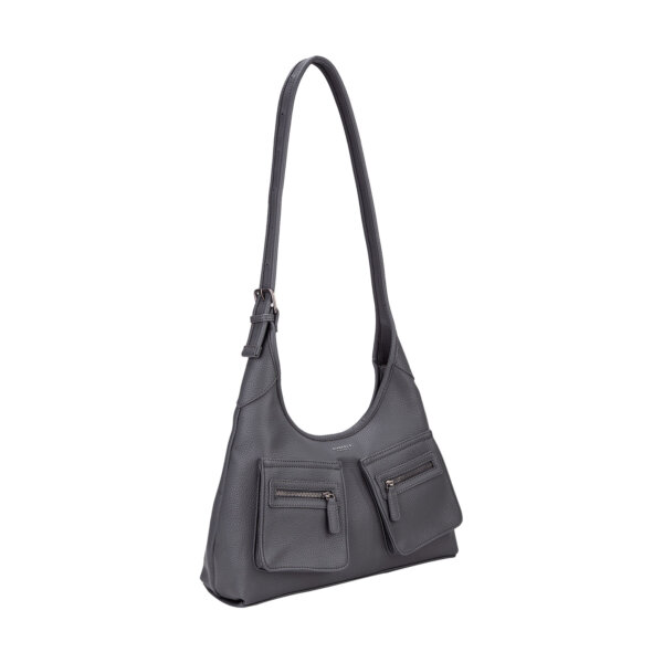 BORSA A SPALLA CON DOPPIE TASCHE - immagine 6