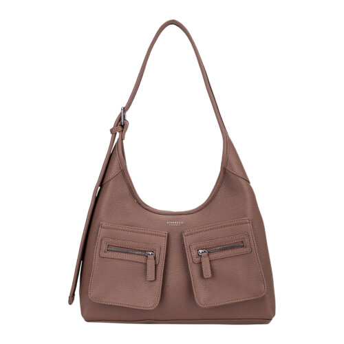 BORSA A SPALLA CON DOPPIE TASCHE