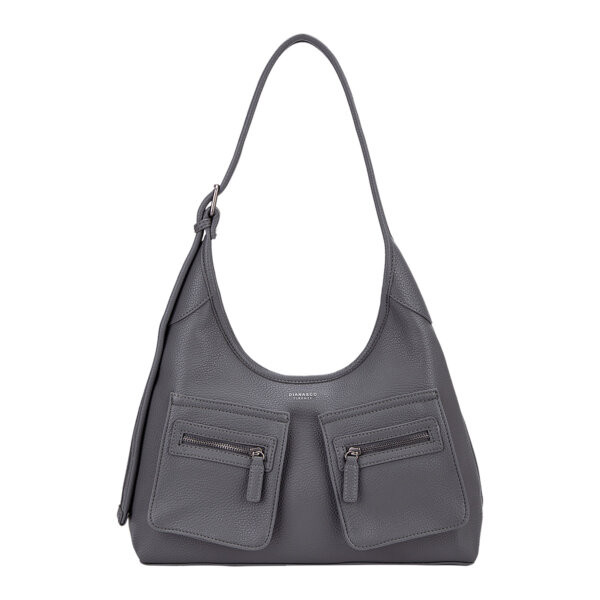 BORSA A SPALLA CON DOPPIE TASCHE - immagine 9