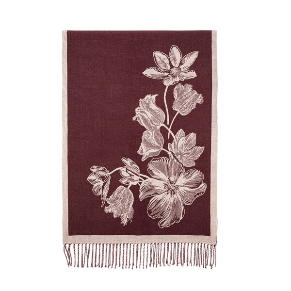 SCIARPA CON TRAMA FIORI - immagine 4