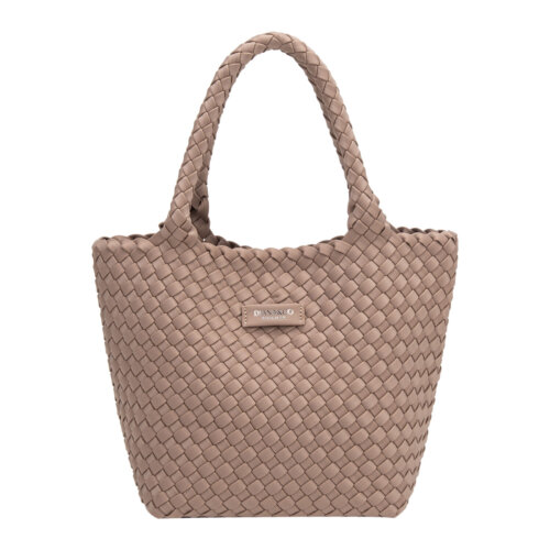 BORSA A MANO INTRECCIATA NEOPRENE