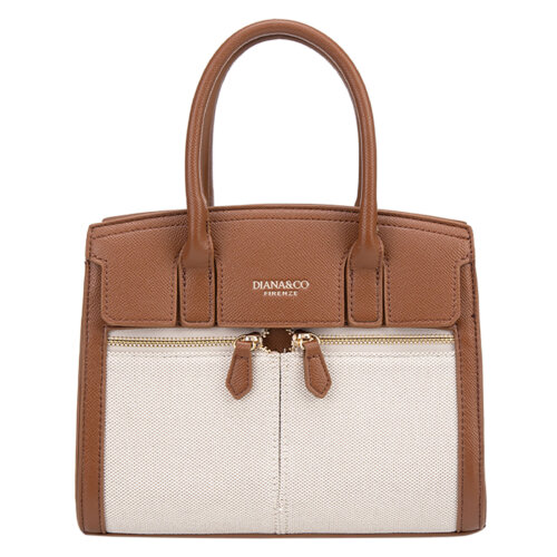 BORSA A MANO CON STAMPA CANVAS