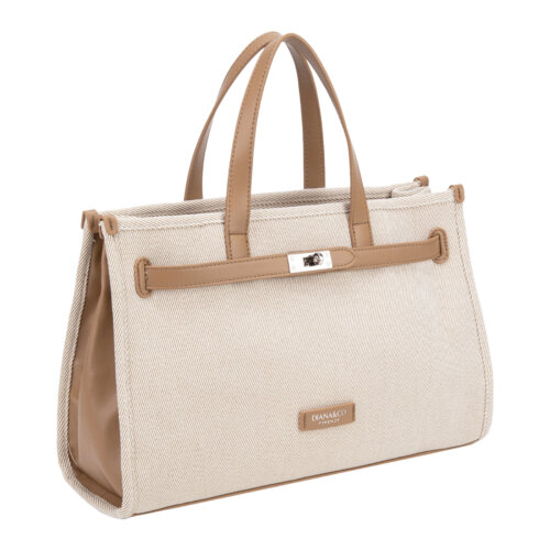 BORSA A MANO IN STAMPA CANVAS