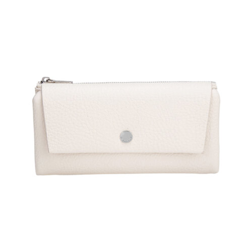 PORTAFOGLIO LUNGO MARTELLATO CON BOTTONE