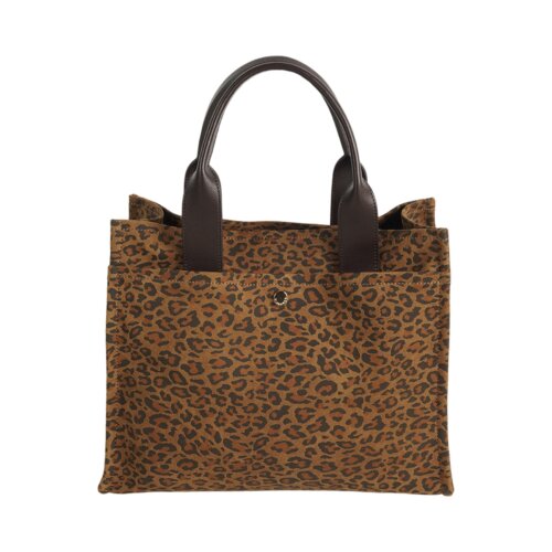 BORSA TOTE LEOPARDATA
